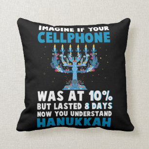 Die jüdischen Weihnachtsfeste der Funny Hanukkah Kissen