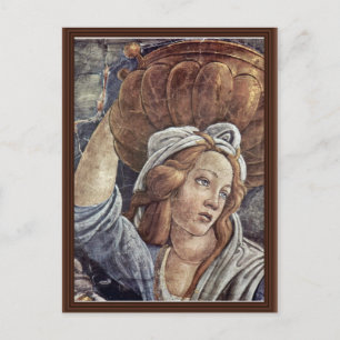 Die Jugend von Moses, Detail von Botticelli Sandro Postkarte