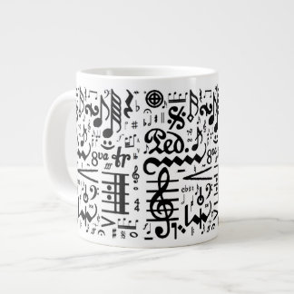Die Jumbo-Tasse der Musikalischen Symbole