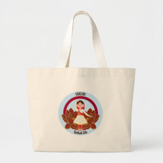 Die Jumbo Tote Tasche mit Kathak Dancer