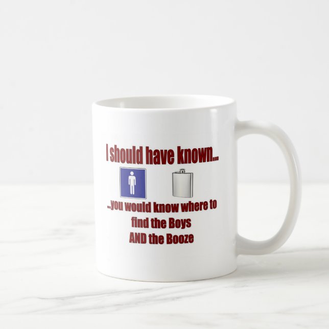 Die Jungen UND die Schnäpse! Tasse (Rechts)