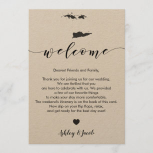 Die Jungferninseln, die willkommenen Buchstaben u. Programm