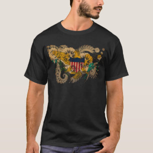 Die Jungferninseln-Flagge T-Shirt