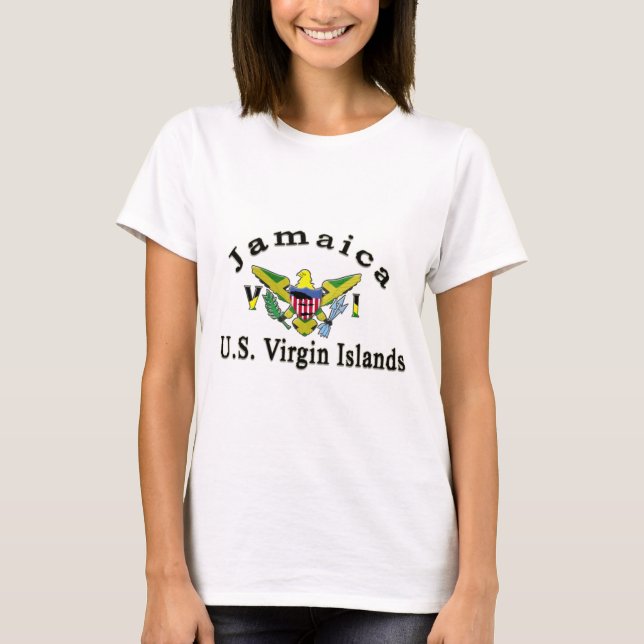 Die Jungferninseln Jamaikas/US T-Shirt (Vorderseite)