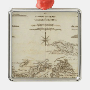 Die Jungferninseln Ornament Aus Metall