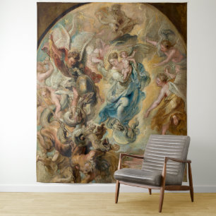 Die Jungfrau als Frau der Apokalypse Rubens Wandteppich