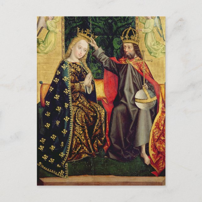 Die Jungfrau begeisterte, aus dem Dom Altar, 1499 Postkarte (Vorderseite)
