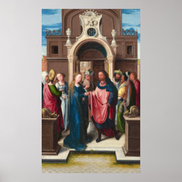 Die Jungfrau Bernard van Orley Kunstgedicht Poster