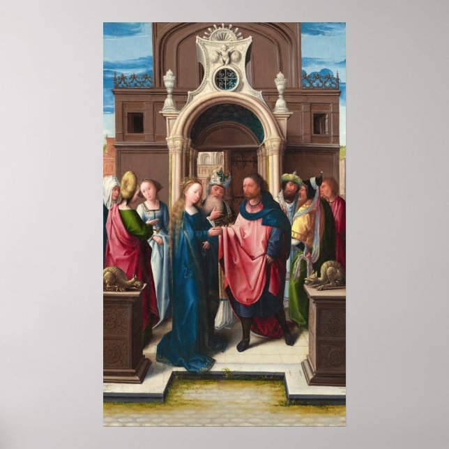 Die Jungfrau Bernard van Orley Kunstgedicht Poster (Vorne)