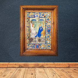 Die Jungfrau der Ankündigung Mary mittelalterliche Poster