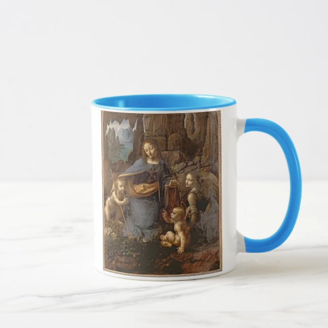 Die Jungfrau der Felsen Tasse (Rechts)