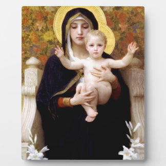 DIE JUNGFRAU DER LILIEN DURCH WILLIAM BOUGUEREAU FOTOPLATTE
