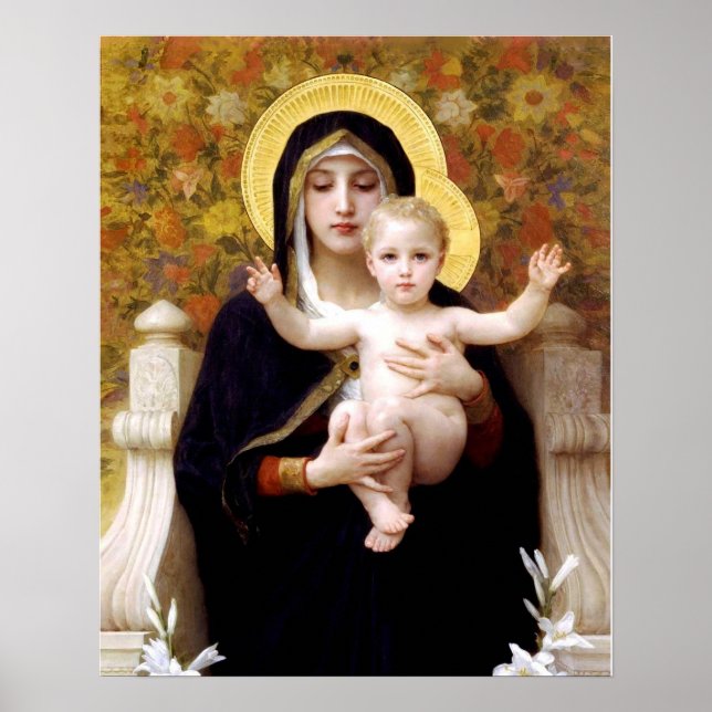 Die Jungfrau der Lilien (La Vierge au Lys) Poster (Vorne)