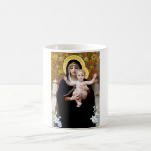 Die Jungfrau der Lily, Bouguereau Kaffeetasse