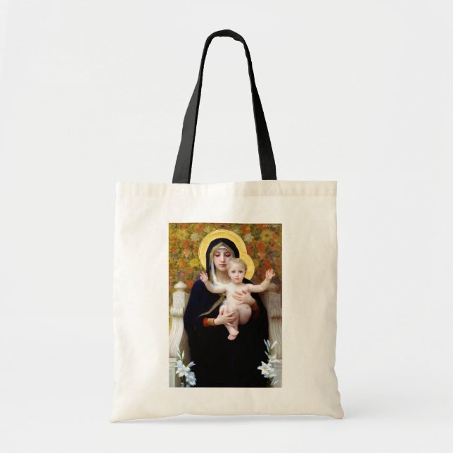 Die Jungfrau der Lily, Bouguereau Tragetasche (Vorne)