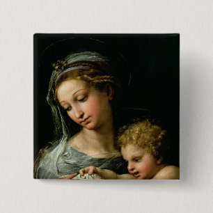 Die Jungfrau der Rose, c.1518 Button