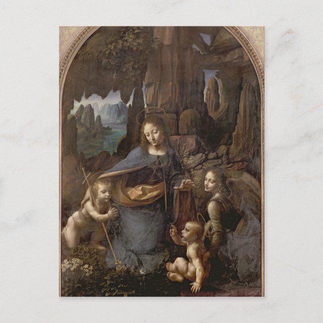 Die Jungfrau der Steine, c.1508 Postkarte (Vorderseite)