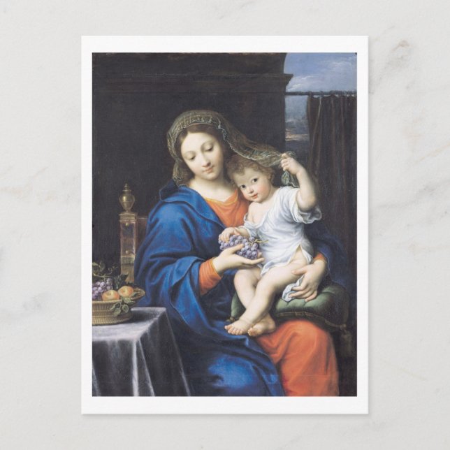 Die Jungfrau der Trauben, 1640-50 Postkarte (Vorderseite)