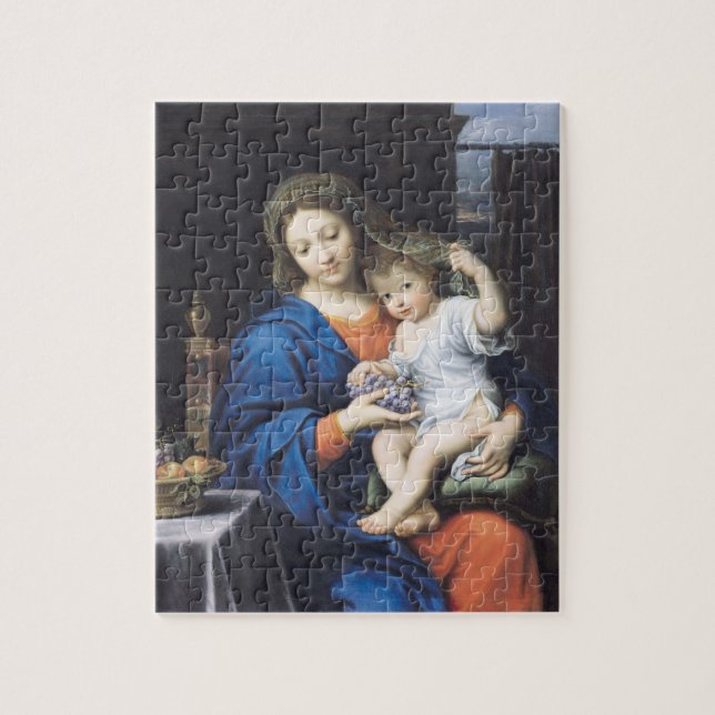 Die Jungfrau der Trauben, 1640-50 Puzzle (Vertikal)