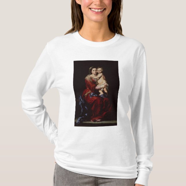 Die Jungfrau des Rosenbeetes, c.1650 T-Shirt (Vorderseite)