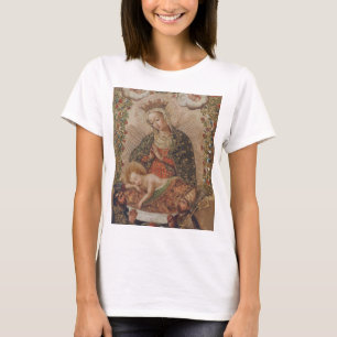 Die Jungfrau, die Christkind bewundert T-Shirt