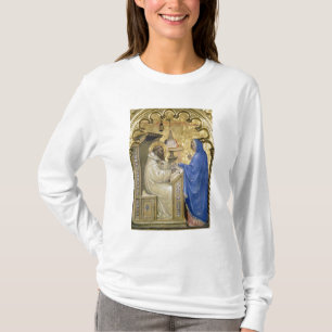 Die Jungfrau, die zu Bernhardiner, Detail von a T-Shirt