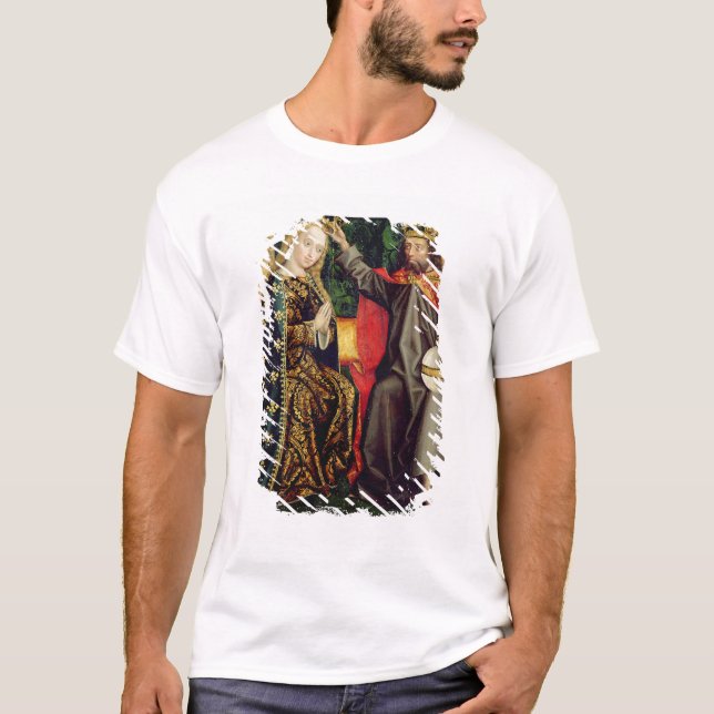 Die Jungfrau inthronisiert, vom Hauben-Altar, 1499 T-Shirt (Vorderseite)