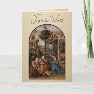 Die Jungfrau Maria und das Baby Jesus Weihnachtsgr Feiertagskarte