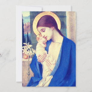 Die Jungfrau Maria und das Jesuskind Renaissance-G Dankeskarte