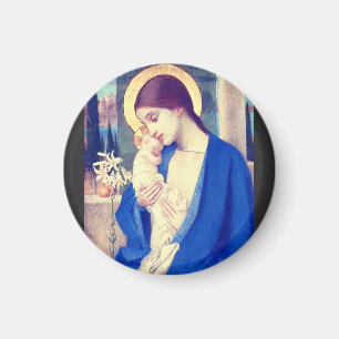 Die Jungfrau Maria und das Jesuskind Renaissance-G Magnet