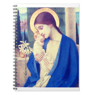 Die Jungfrau Maria und das Jesuskind Renaissance-G Notizblock