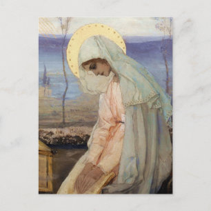 „Die Jungfrau Maria“ von Mikhail Nesterov Postkarte