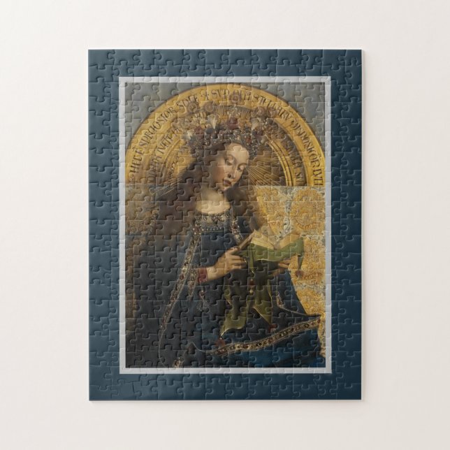 Die Jungfrau Mary Gent Altarpiece 1432 jan van eyc Puzzle (Vertikal)