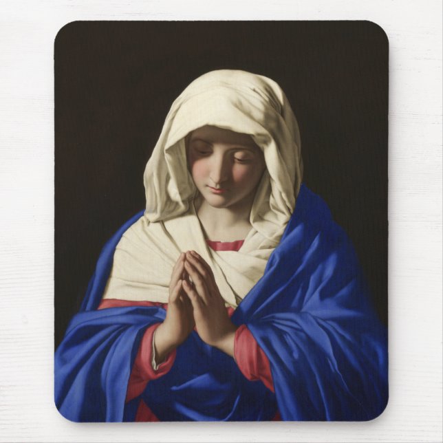 Die Jungfrau Mary im Gebet Mousepad (Vorne)