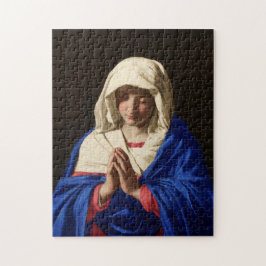 Die Jungfrau Mary Katholic Barockmalerei Puzzle