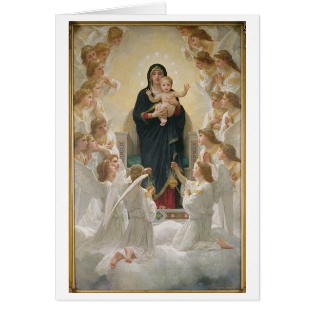 Die Jungfrau mit Angels, 1900 (Vorne)