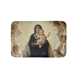 Die Jungfrau mit Angels, 1900 Badematte