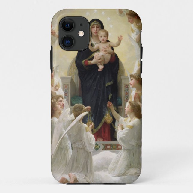 Die Jungfrau mit Angels, 1900 Case-Mate iPhone Hülle (Rückseite)