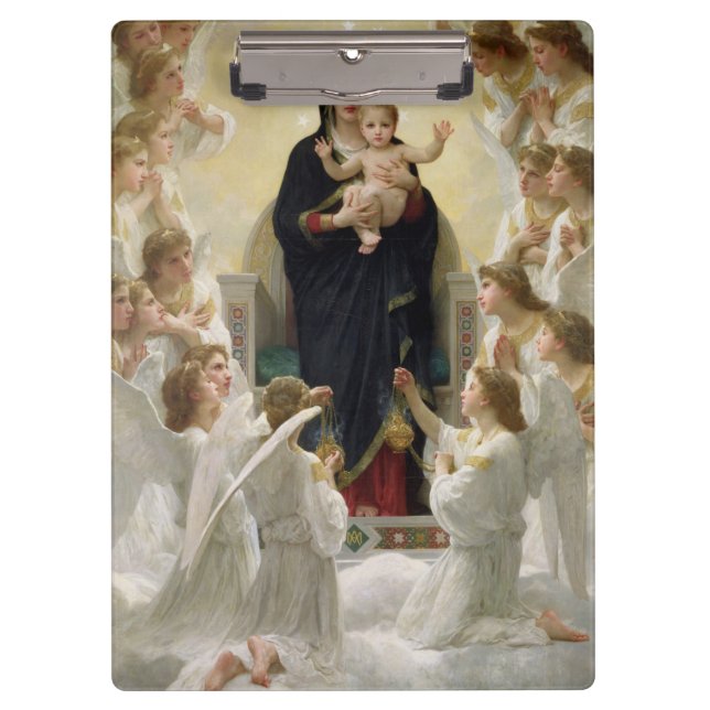 Die Jungfrau mit Angels, 1900 Klemmbrett (Vorderseite)