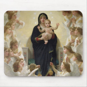 Die Jungfrau mit Angels, 1900 Mousepad