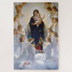 Die Jungfrau mit Angels, Bouguereau Puzzle