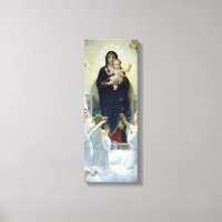 Die Jungfrau mit Angels Poster von Bougeureau