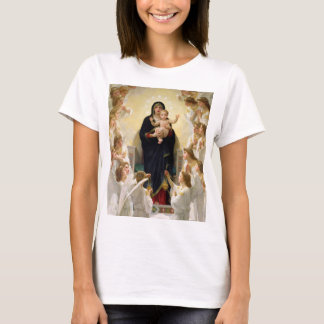 Die Jungfrau mit Angels - William-Adolphe Bouguere T-Shirt