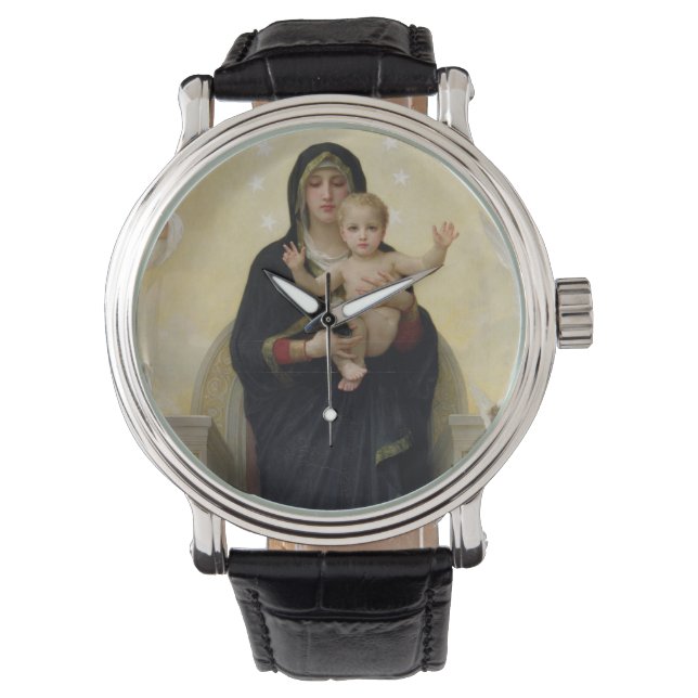 Die Jungfrau mit Engeln, 1900 Armbanduhr (Vorderseite)