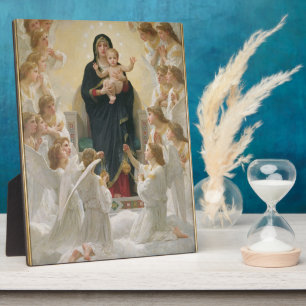 Die Jungfrau mit Engeln, 1900 Fotoplatte