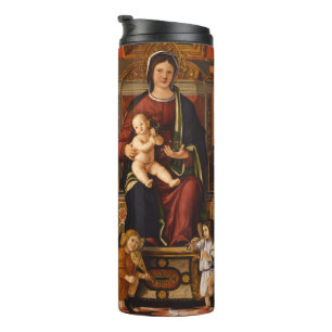 „Die Jungfrau und das Kind“ Kunst-Tumbler Thermosbecher