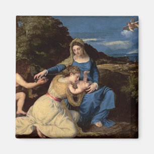Die Jungfrau und das Kind mit Heiligen, 1532 Magnet