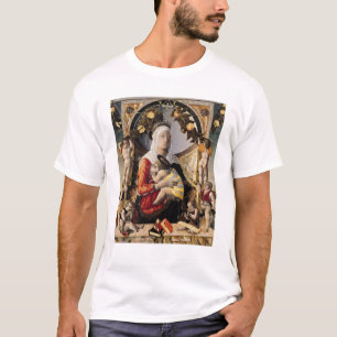 Die Jungfrau und das Kind umgeben durch acht T-Shirt