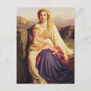 Die Jungfrau und das Kind von Paul Delaroche Postkarte