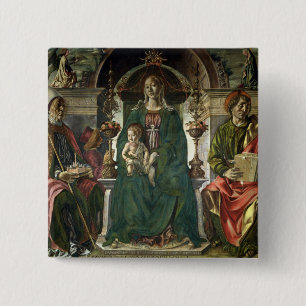 Die Jungfrau und die Heiligen, 1474 Button